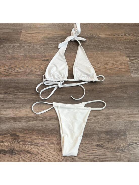 Other - Women's White and Cream Bikinis-and-tankini-set